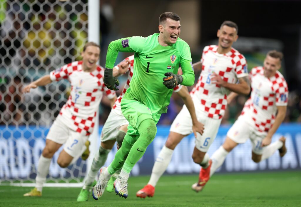 Goalkeeper Dominik Livaković was the hero of the Croatian classification (Fifa courtesy)