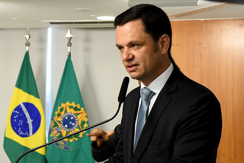 Anderson Torres inauguration ceremony as Minister of Justice, in 2021 (Isaac AmorimMJSP courtesy)