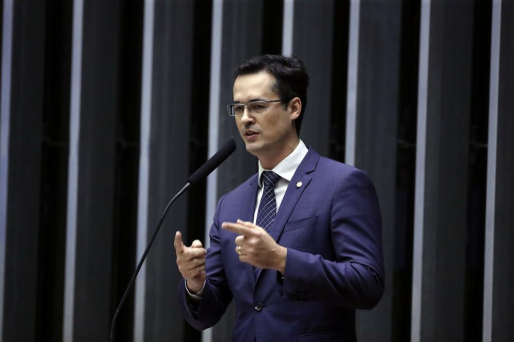 Deltan Dallagnol in session at the Chamber of Deputies (Bruno Spada/Chamber of Deputies courtesy)