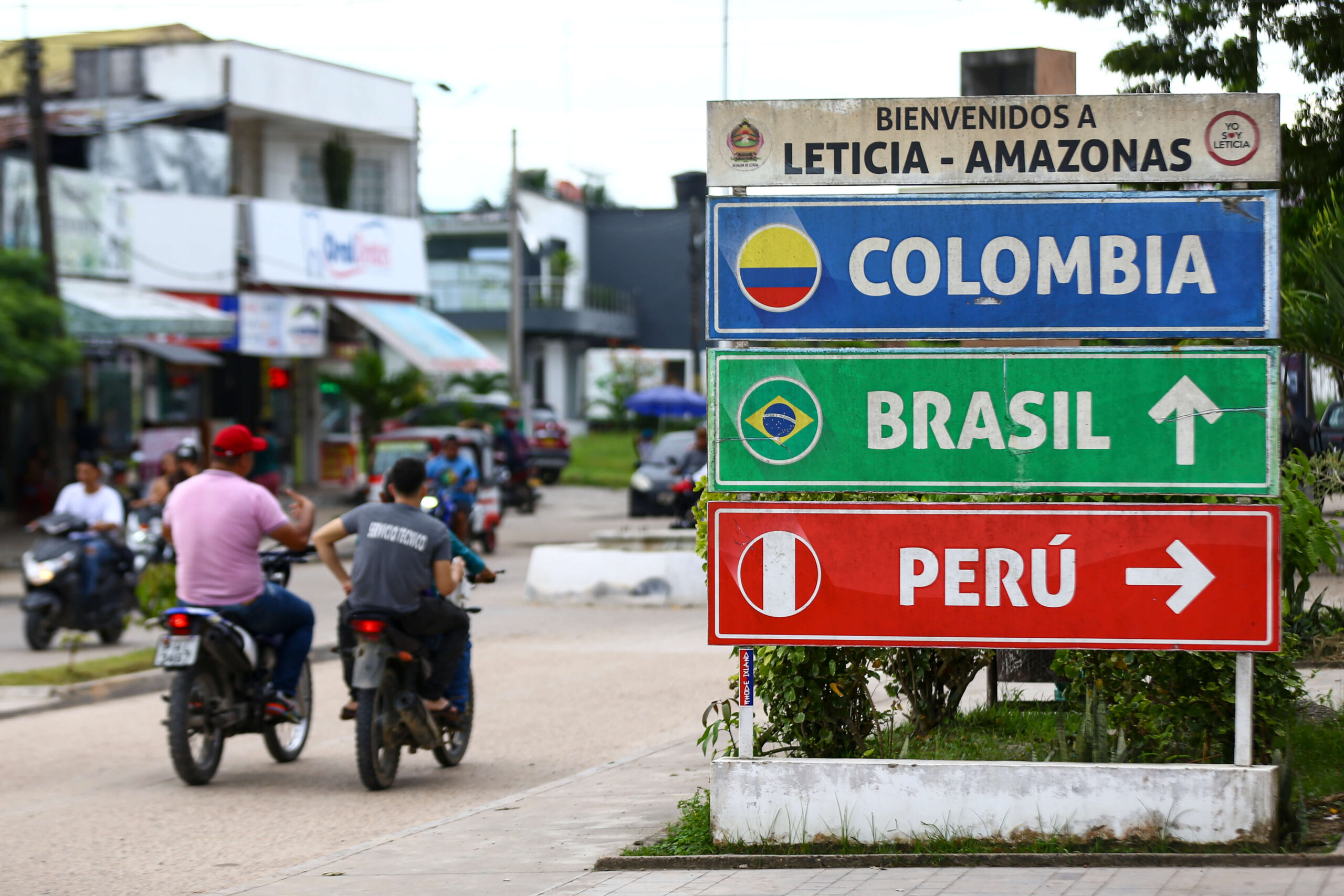 Border region between the municipalities of Tabatinga (Brazil) and Leticia (Colombia) (Marcelo Camargo / Agencia Brasil courtesy)