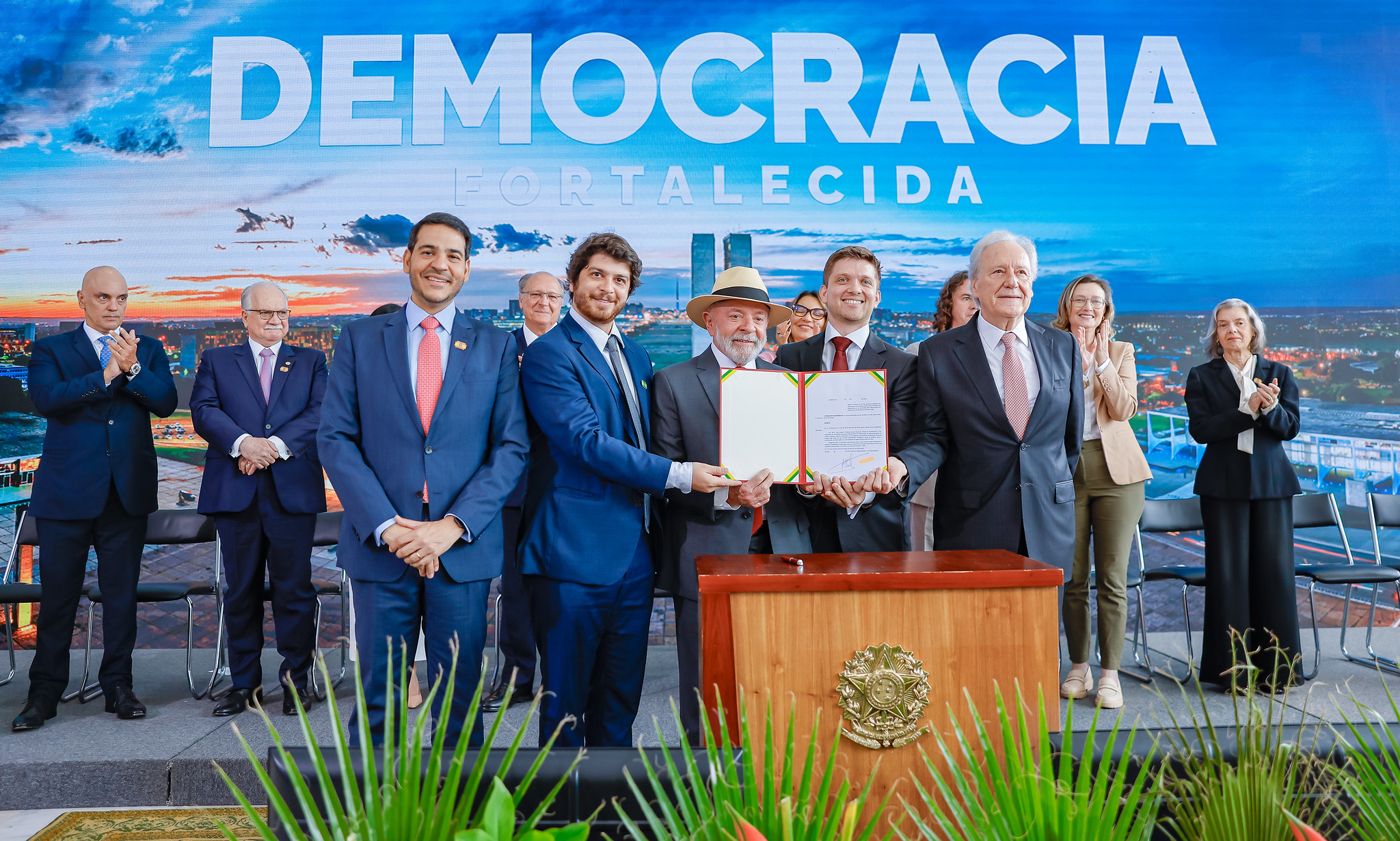 Ceremony recalls assault on Brazilian democracy (photo: Ricardo Stuckert / Presidency of Brazil)