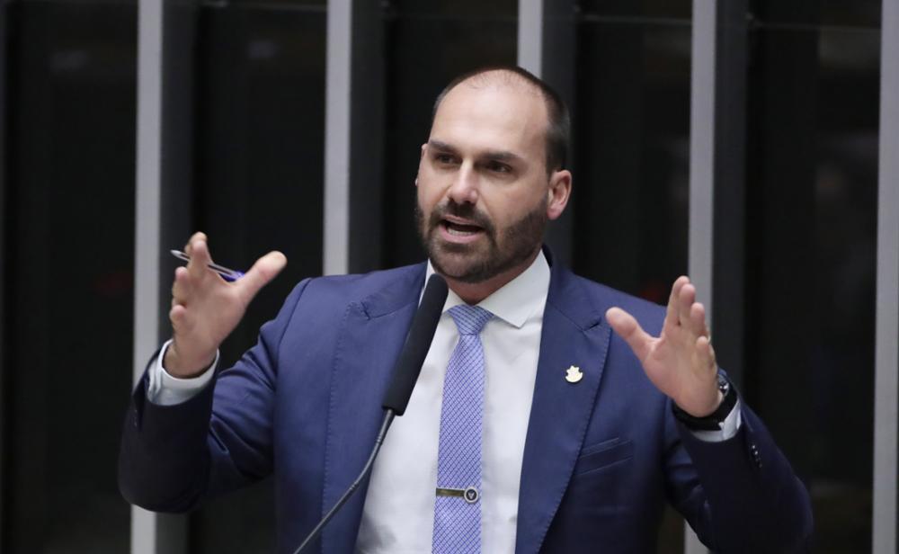 Brazilian congressman Eduardo Bolsonaro (photo: Zeca Ribeiro/Câmara dos Deputados)